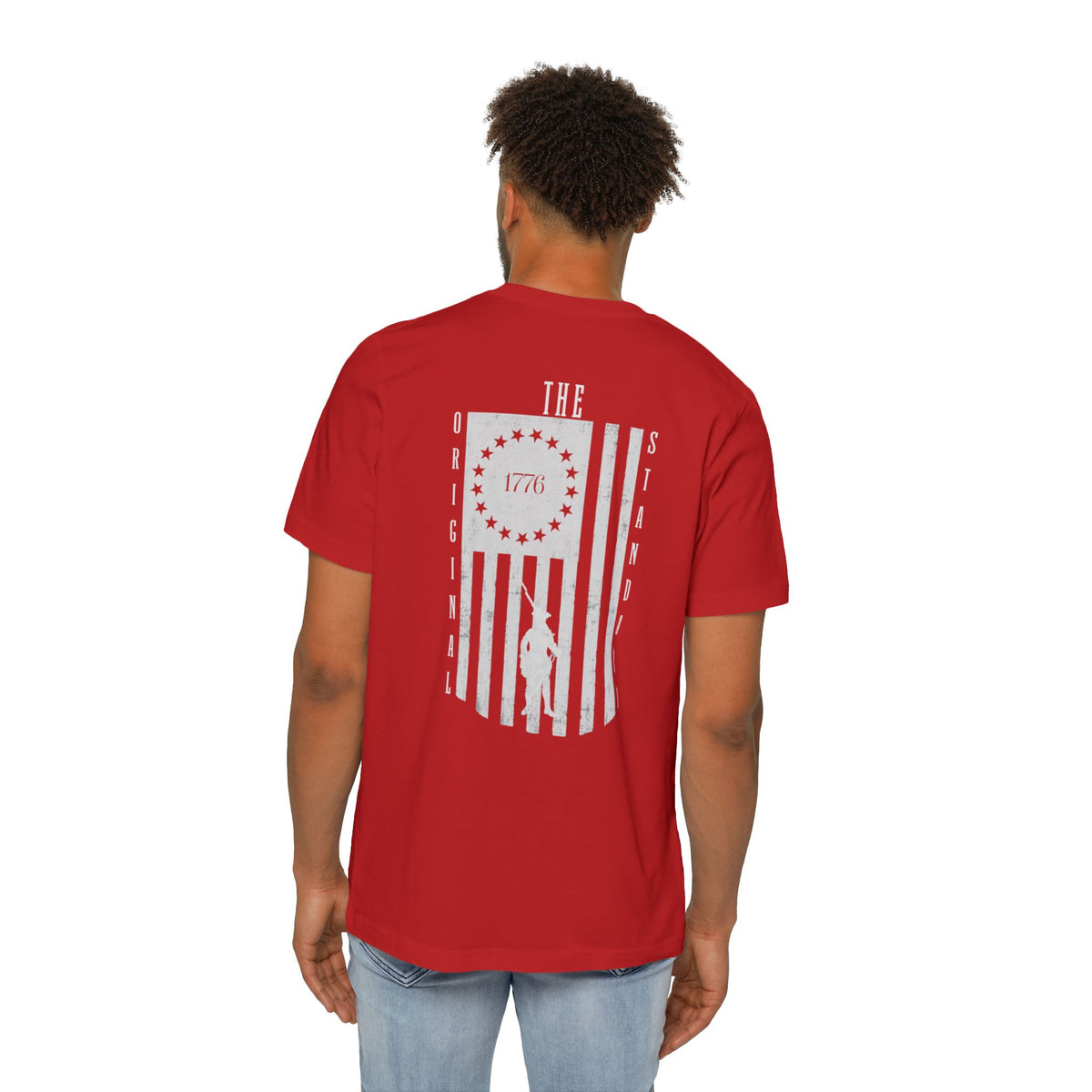 Original Standard Distressed T-Shirt — Patriotic USA Vintage Graphic Tee by Merchievo (photo 56 of 60)