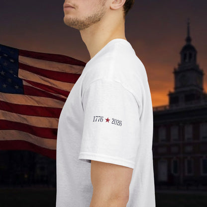 America 250th Anniversary T-Shirt — 1776–2026 Stars & Stripes Celebration Tee