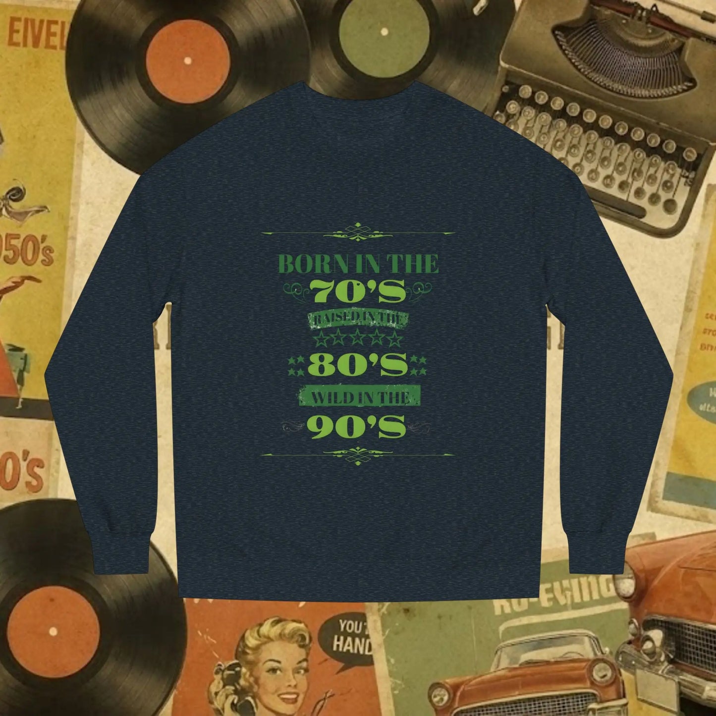 70s Born 80s Raised Survivor Sweatshirt | Retro Nostalgia