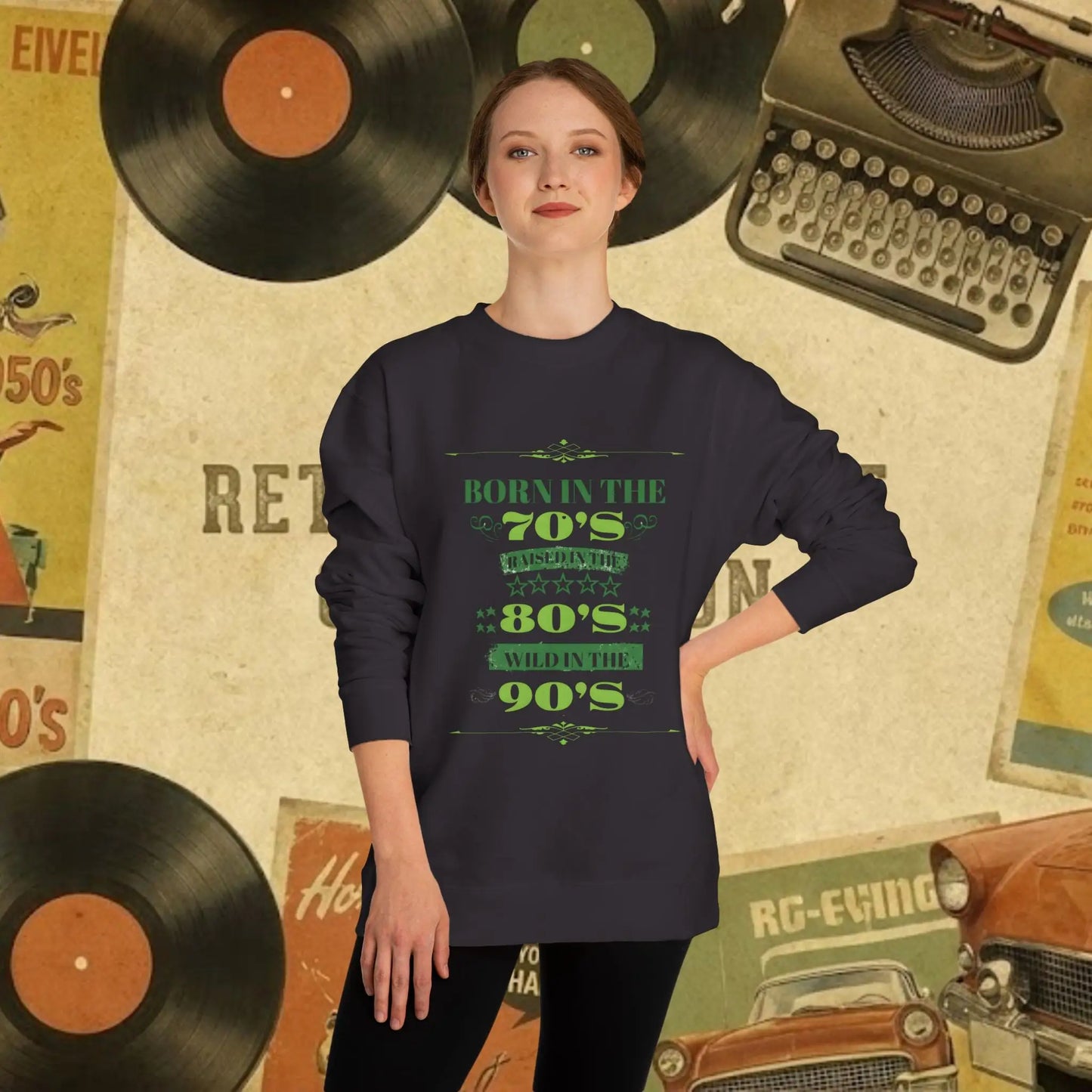 70s Born 80s Raised Survivor Sweatshirt | Retro Nostalgia