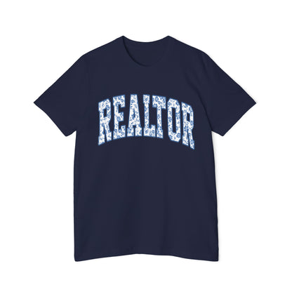 Realtor Floral Arch T‑Shirt — Blue Floral REALTOR Tee for Real Estate Agents by Merchievo (photo 23 of 24)