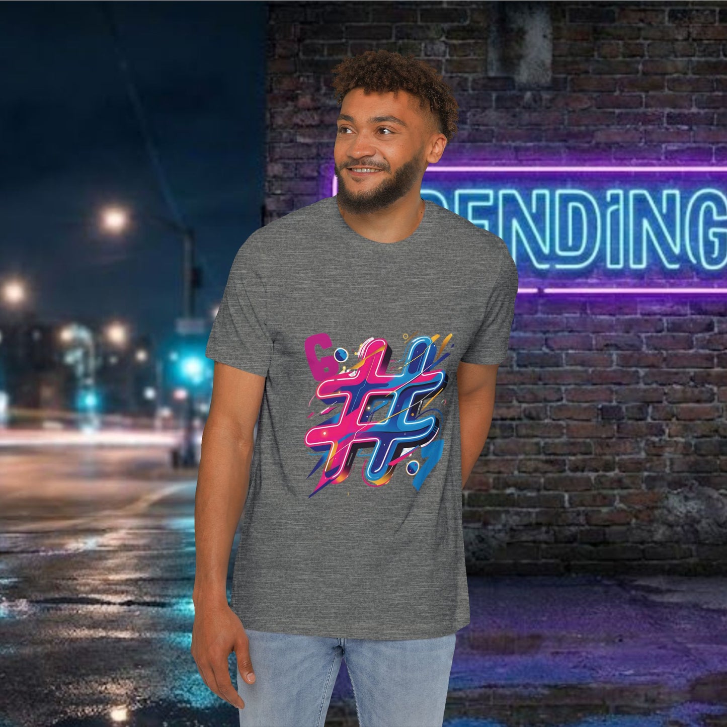 6-7 Hashtag Graphic T‑Shirt