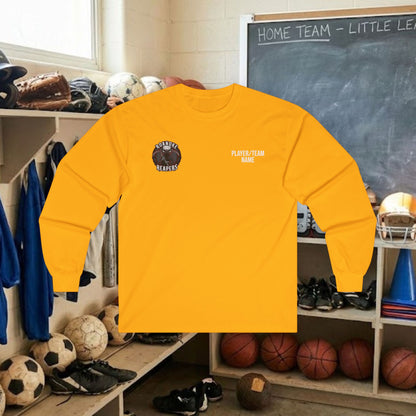 Custom Team Adult Long Sleeve T-Shirt – Right Chest Logo