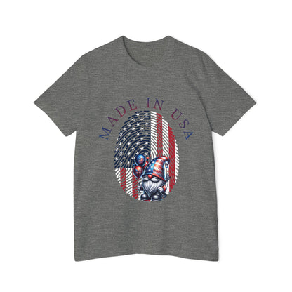 Patriotic Fingerprint Gnome Tee — Made in USA