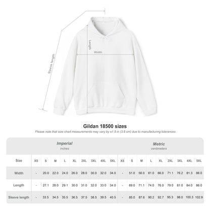 Custom Workwear Pull Over Hoodie – Left Chest Company Logo & Name (Gildan Heavy Blend)