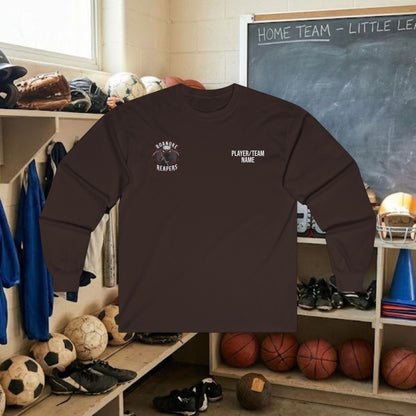 Custom Team Adult Long Sleeve T-Shirt – Right Chest Logo