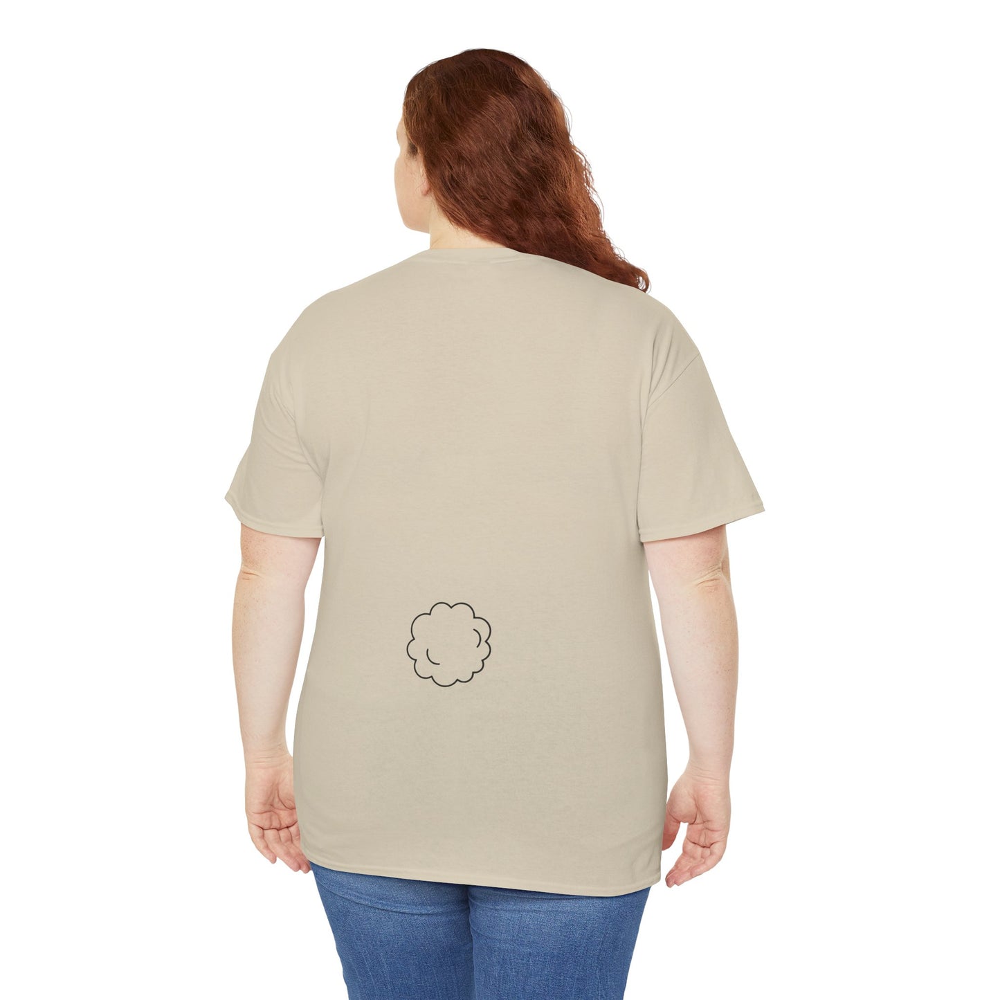 Minimalist Bunny Face Easter Tee — Unisex Adult Spring Graphic Shirt