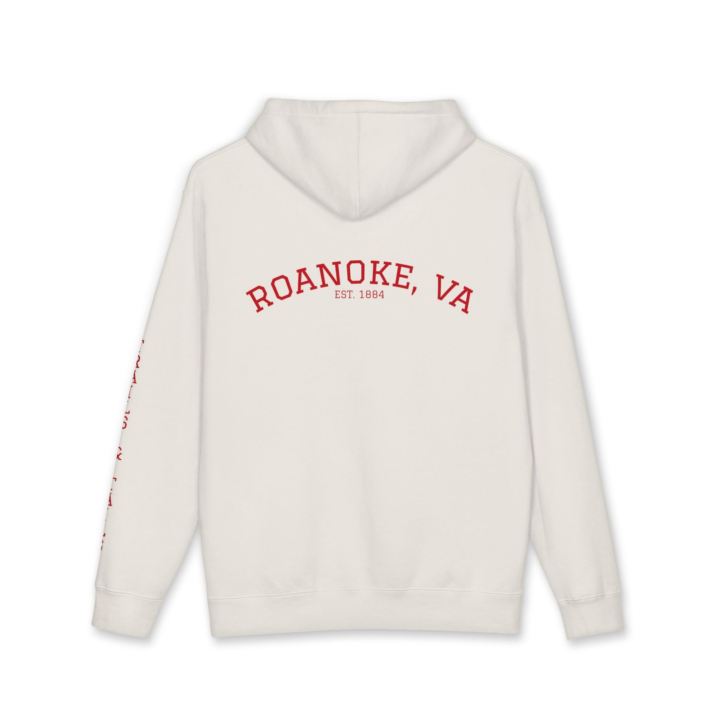 Roanoke "Trails & Tails" Premium Heavyweight Hoodie — Sunset Bear Edition