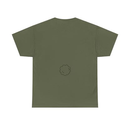 Minimalist Bunny Face Easter Tee — Unisex Adult Spring Graphic Shirt