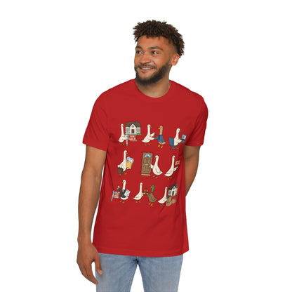 Goose Life Graphic T-Shirt — Cute Goose Occupations Illustration by Merchievo (photo 14 of 84)