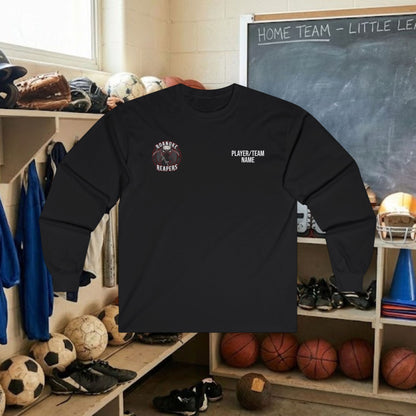 Custom Team Adult Long Sleeve T-Shirt – Right Chest Logo