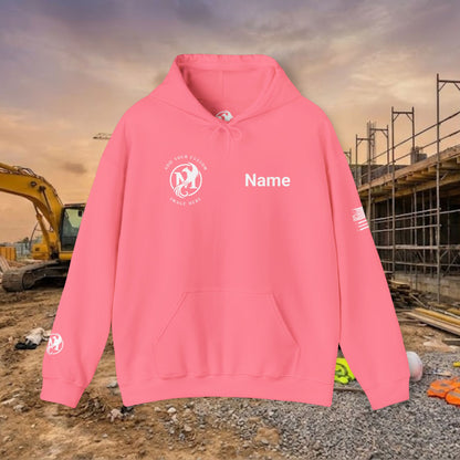 Custom Workwear Pull Over Hoodie – Right Chest Logo & Name (Gildan Heavy Blend)