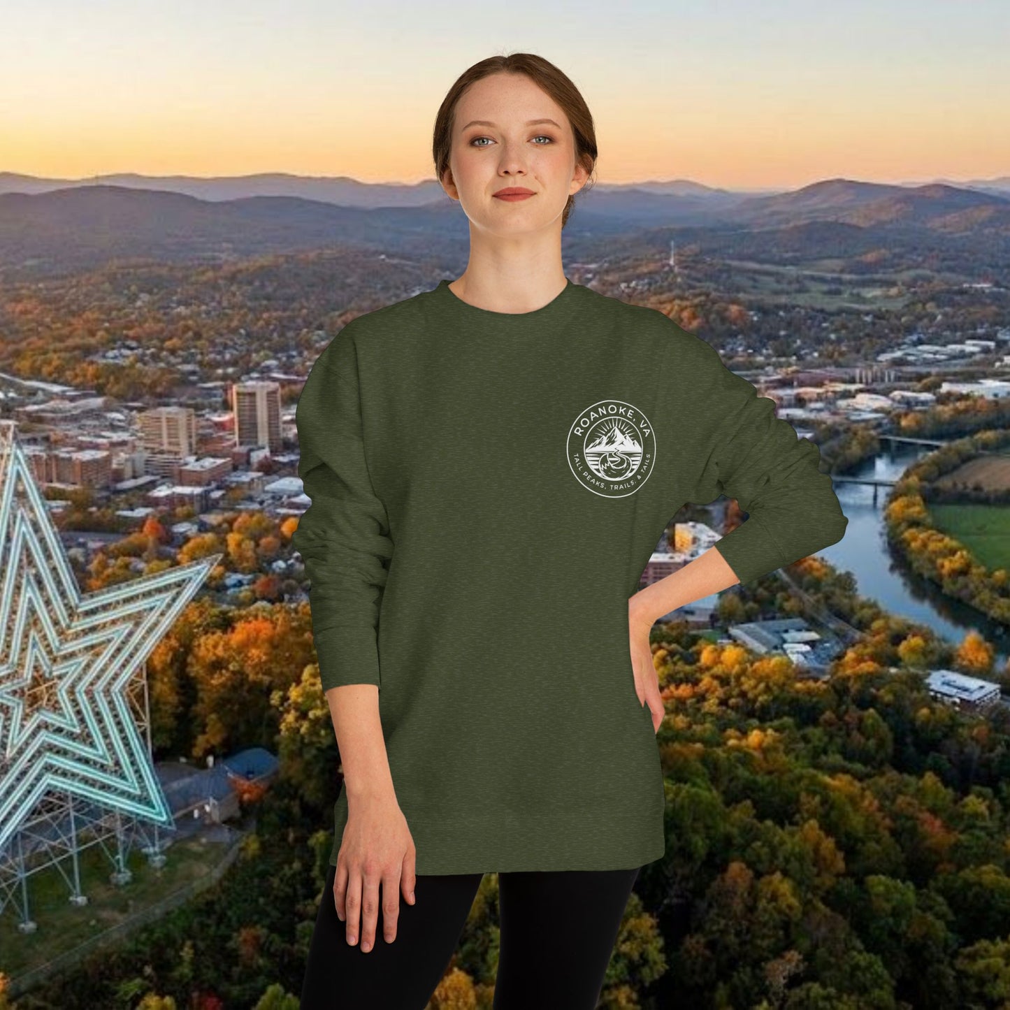 Roanoke Trails Premium Sweatshirt | Lightweight Hiking Sweatshirt
