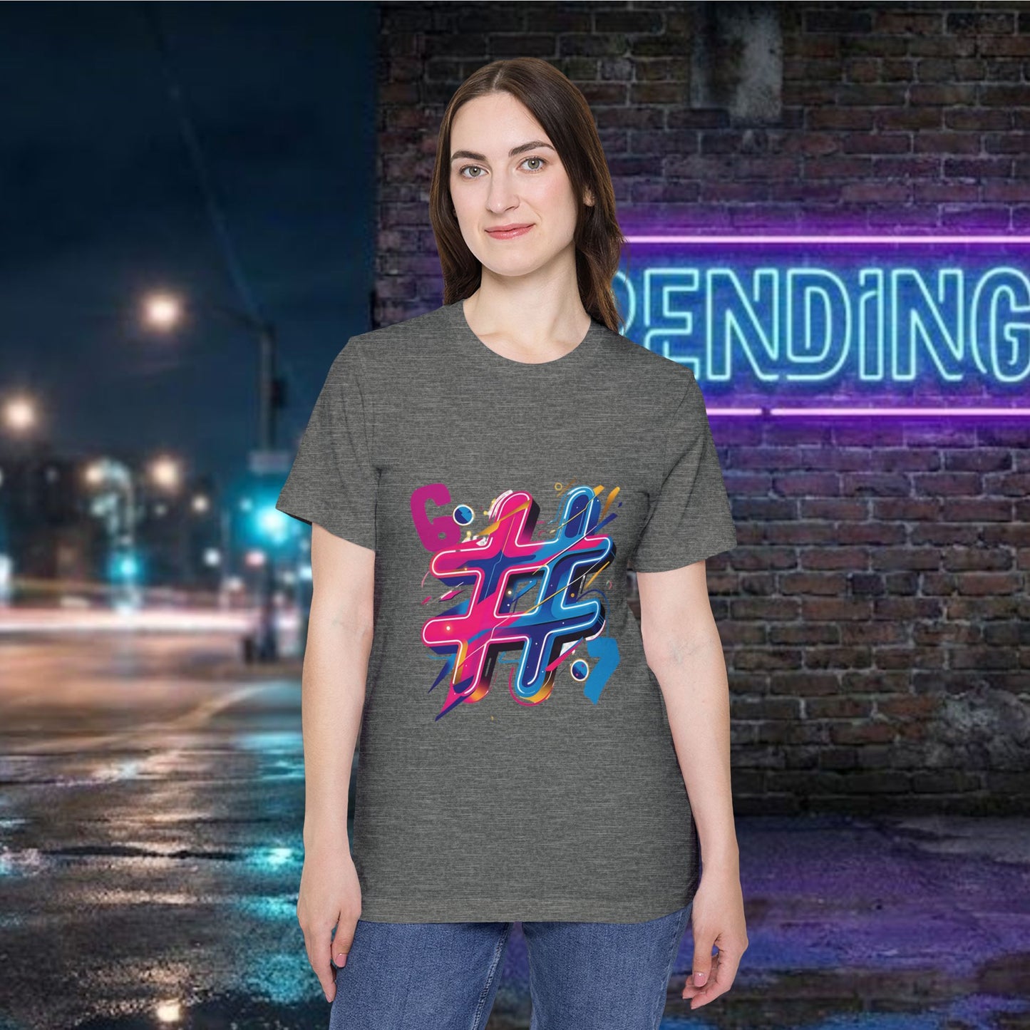6-7 Hashtag Graphic T‑Shirt