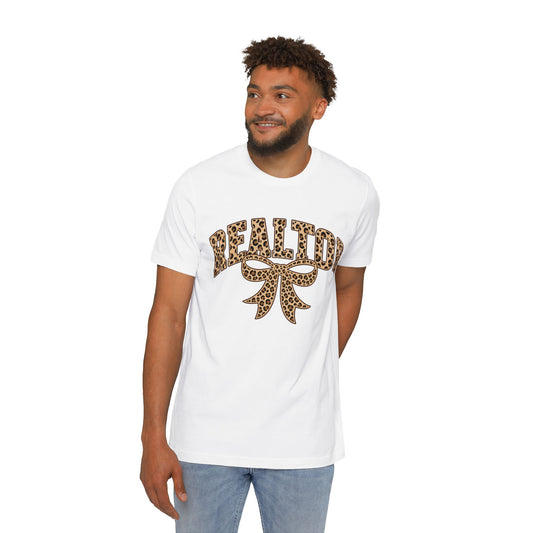 Realtor Leopard Print graphic t-shirt for real estate agents by Merchievo (photo 1 of 5)