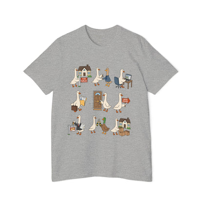 Goose Life Graphic T-Shirt — Cute Goose Occupations Illustration by Merchievo (photo 58 of 84)