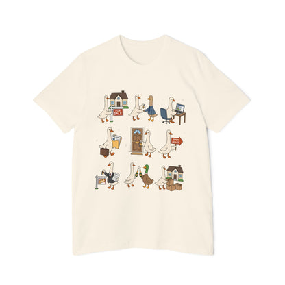 Goose Life Graphic T-Shirt — Cute Goose Occupations Illustration by Merchievo (photo 38 of 84)