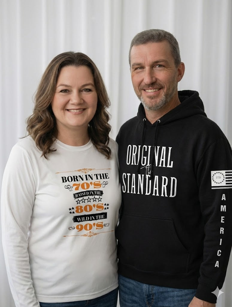 Shawn and Susan, founders of Merchievo Custom Apparel in Roanoke, VA.