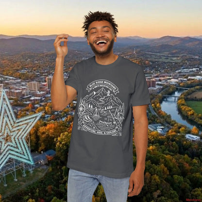 Adventure Mountain T-Shirt — Explore Hike & Sail Graphic Tee T-Shirt