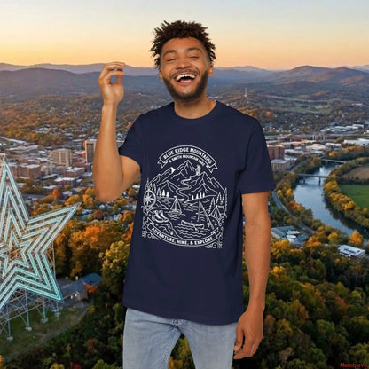 Adventure Mountain T-Shirt — Explore Hike & Sail Graphic Tee T-Shirt