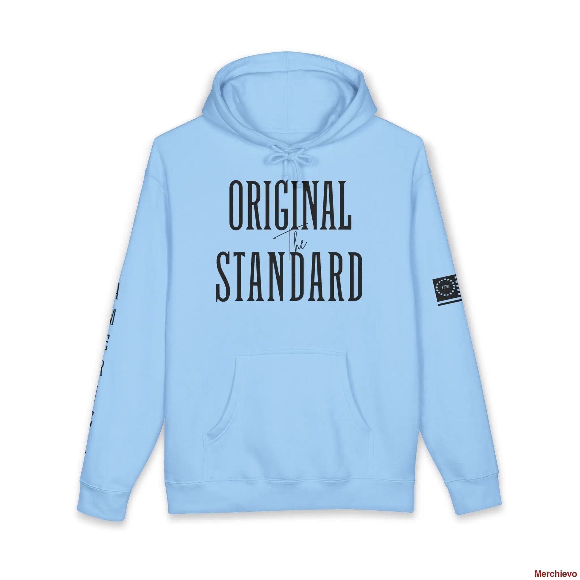Betsy Ross 1776 ’The Original Standard’ Dark Hoodie XS / Blue Aqua Hoodie