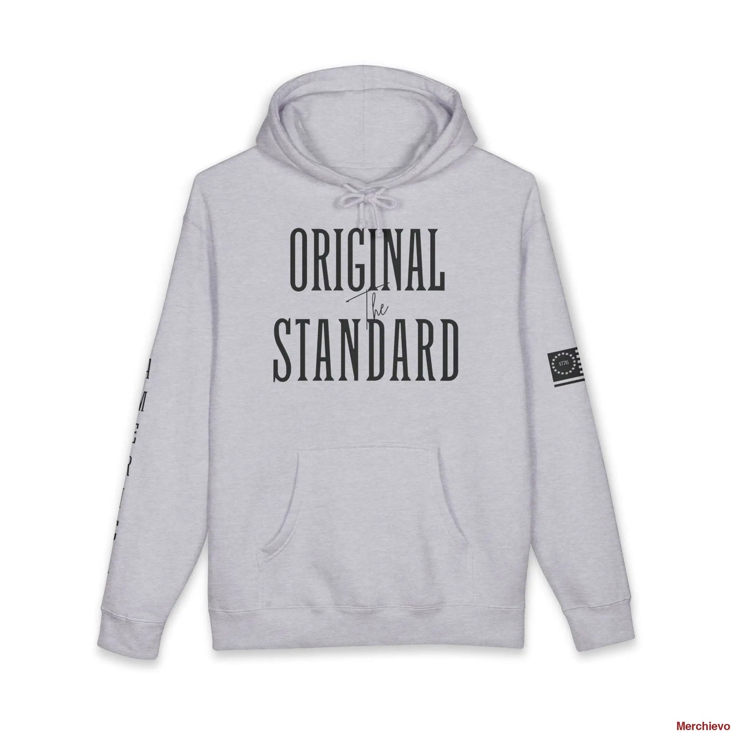Betsy Ross 1776 ’The Original Standard’ Dark Hoodie XS / Grey Heather Hoodie