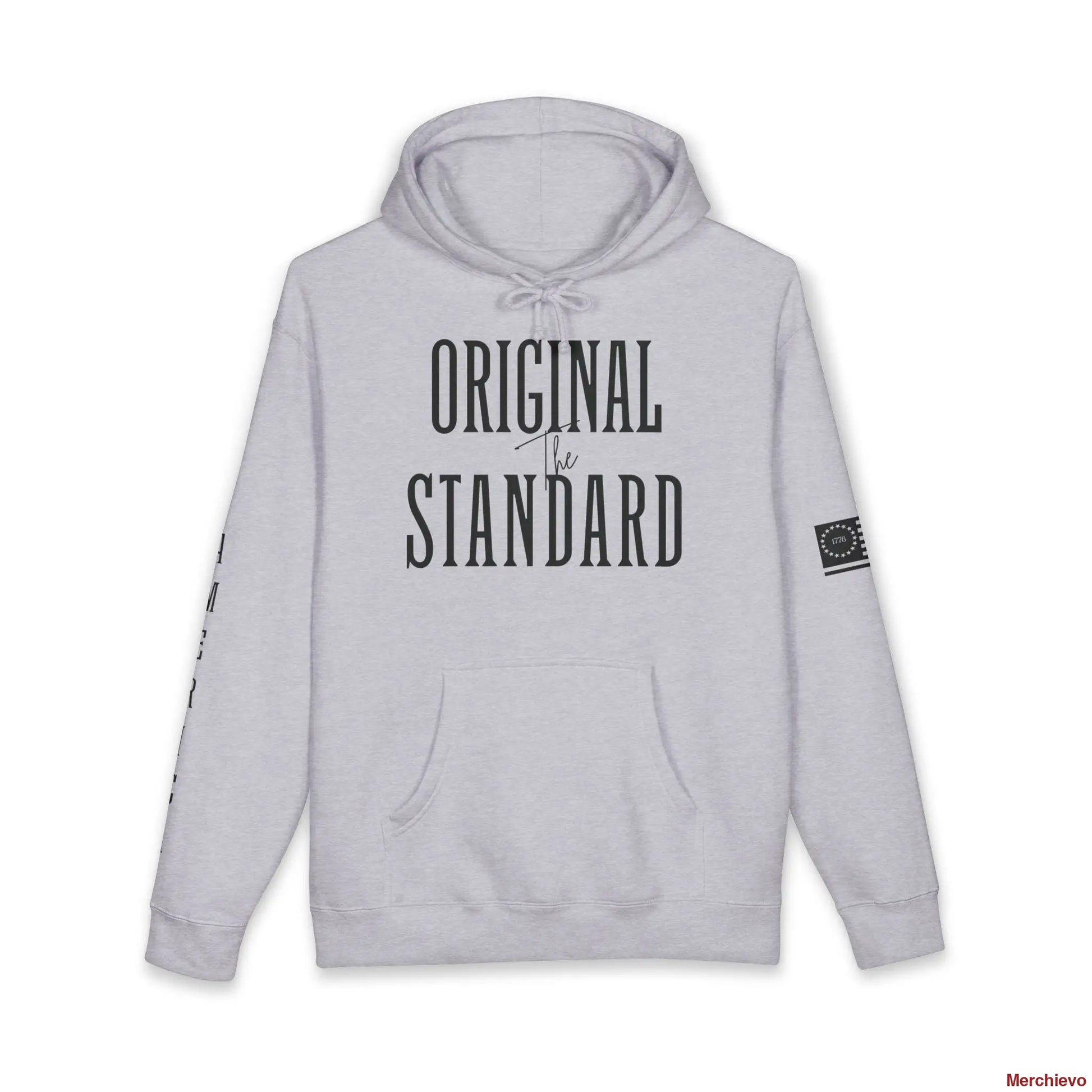 Betsy Ross 1776 ’The Original Standard’ Dark Hoodie XS / Grey Heather Hoodie