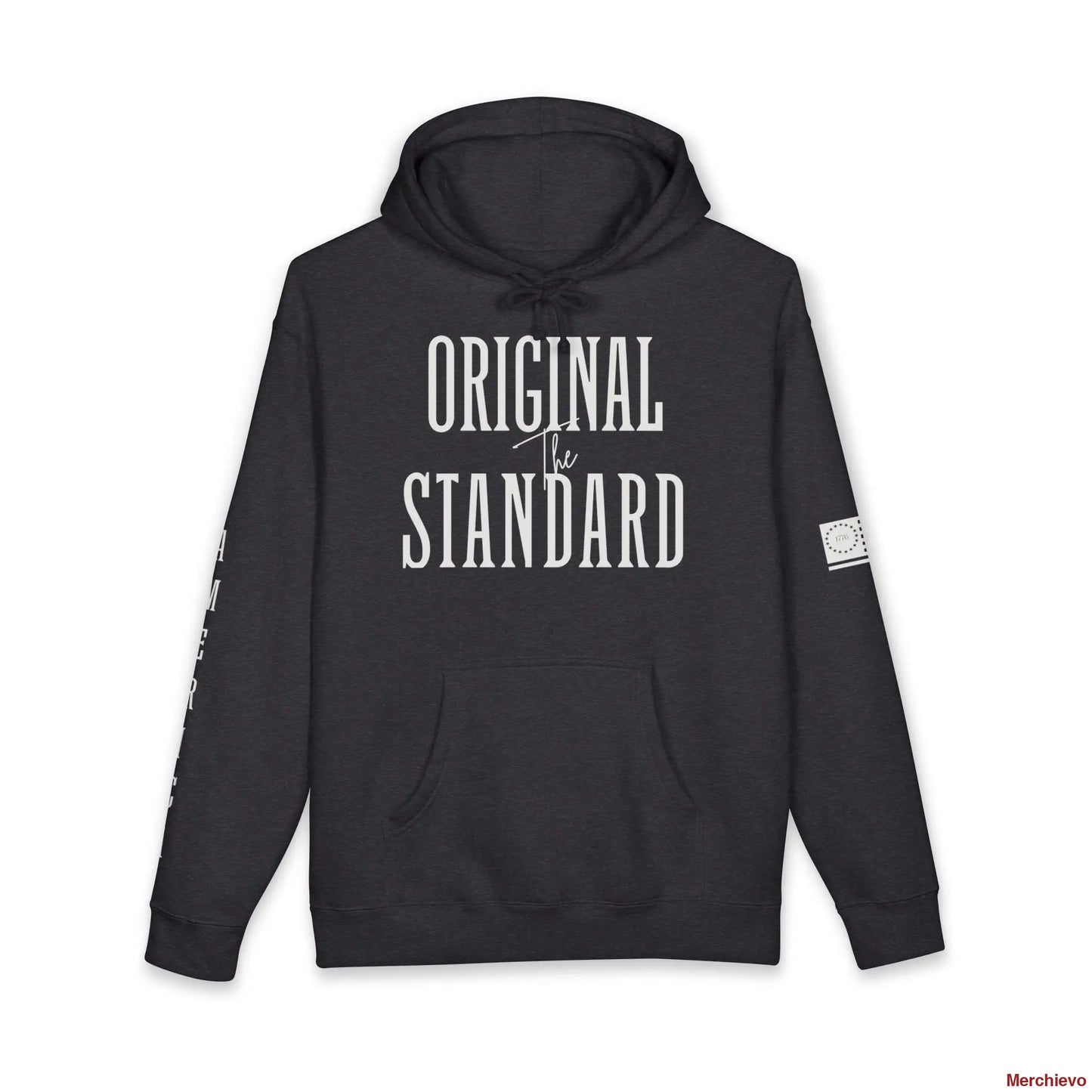 Betsy Ross 1776 ’The Original Standard’ Hoodie S / Charcoal Heather Hoodie