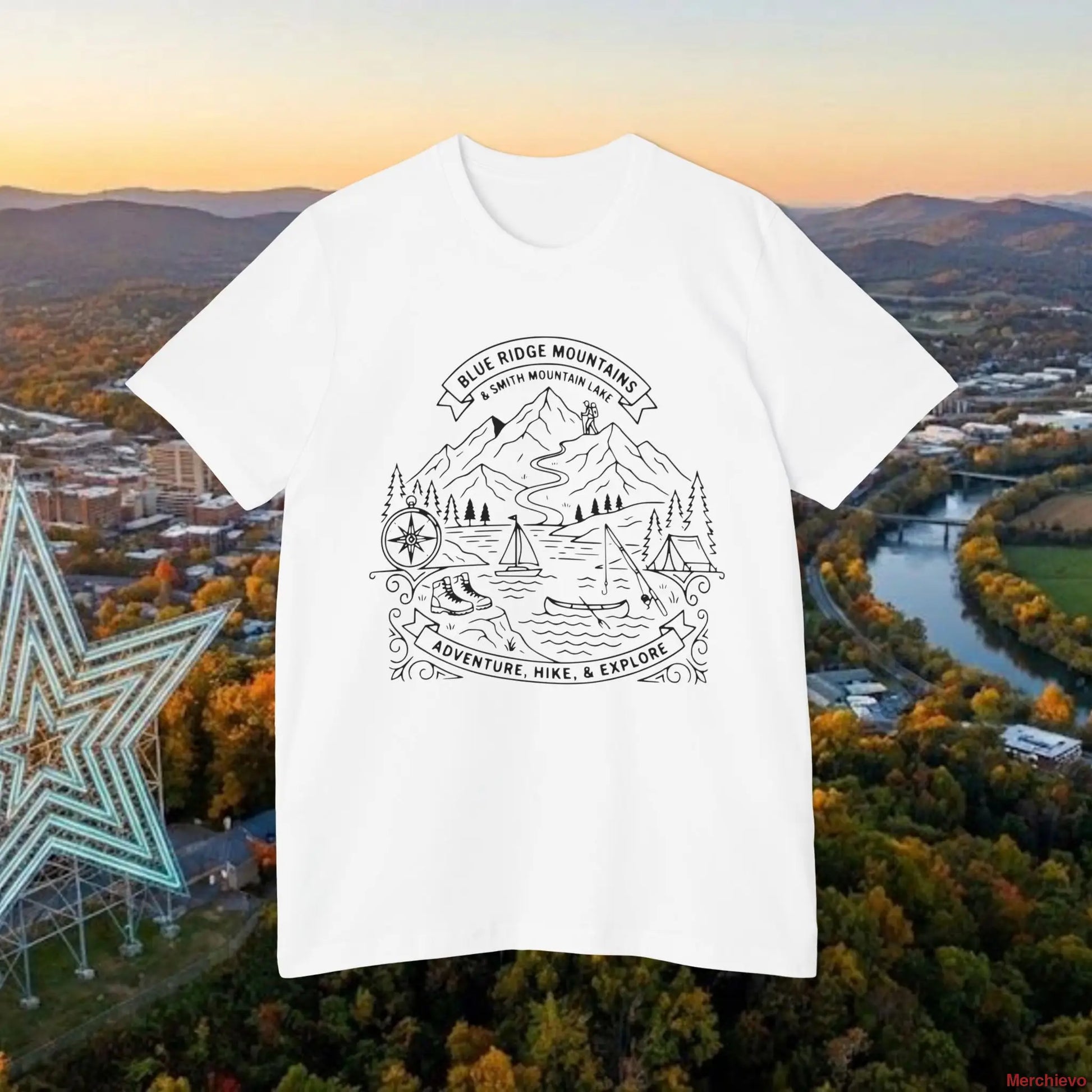Blue Ridge Mountains Adventure T-Shirt T-Shirt