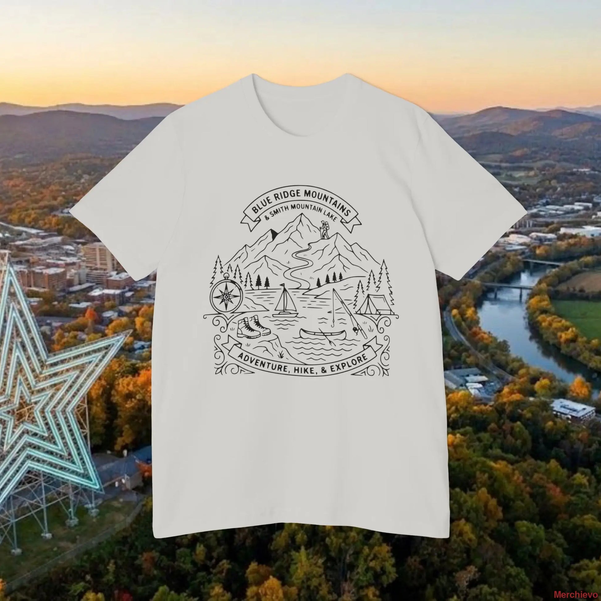 Blue Ridge Mountains Adventure T-Shirt T-Shirt