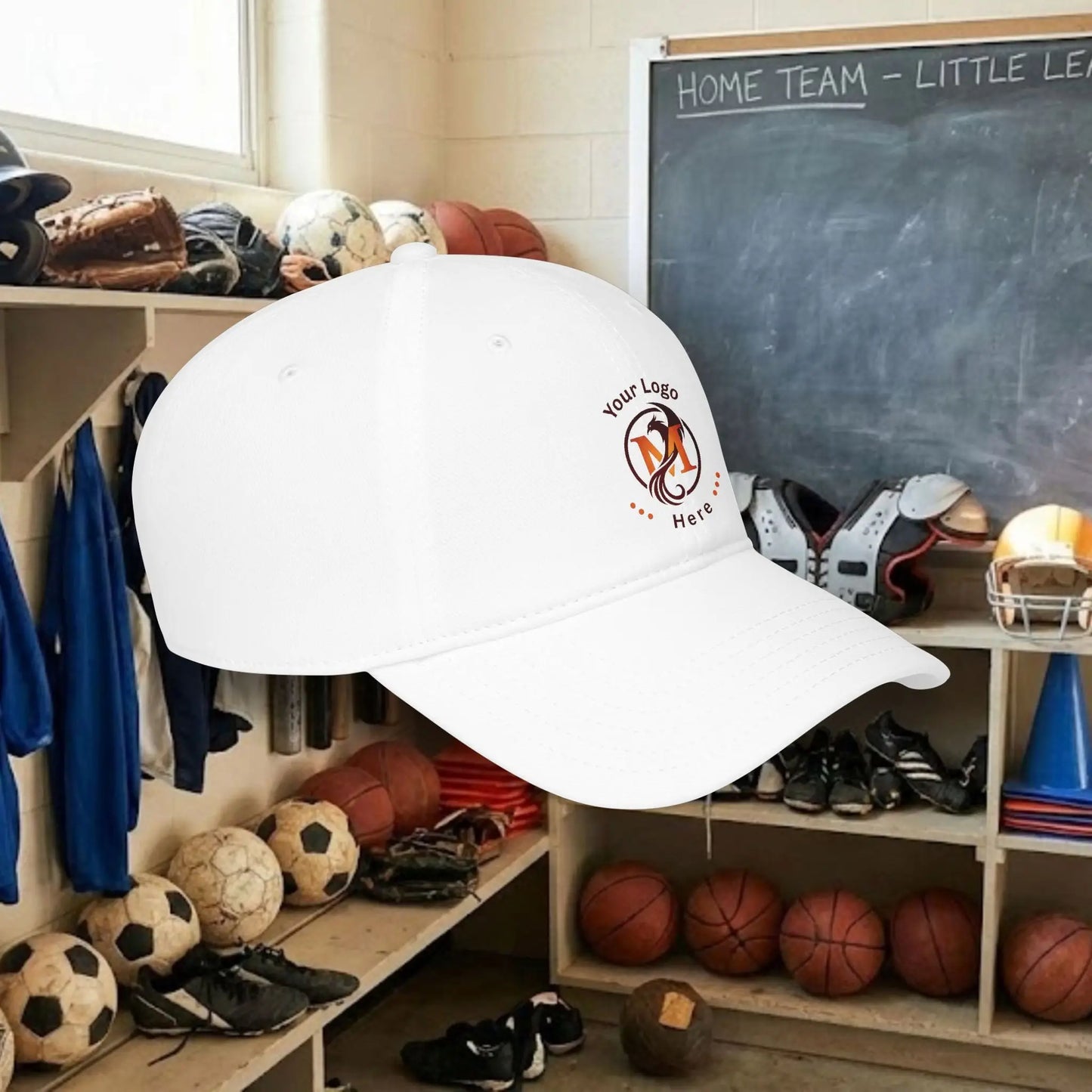 Custom Team Logo Baseball Cap – Low Profile Relaxed Fit – Youth & Adult