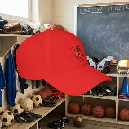 Custom Team Logo Baseball Cap – Low Profile Relaxed Fit – Youth & Adult