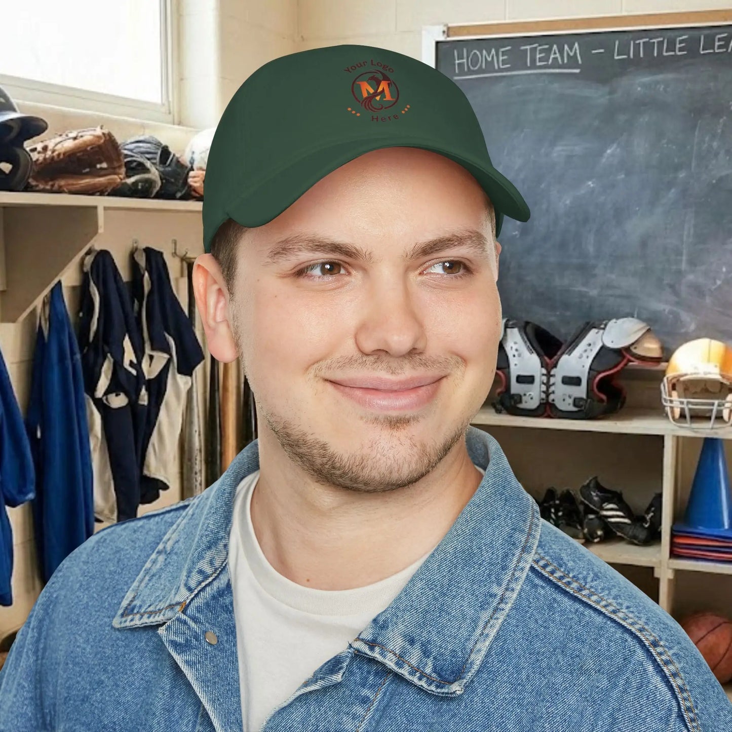 Custom Team Logo Baseball Cap – Low Profile Relaxed Fit – Youth & Adult