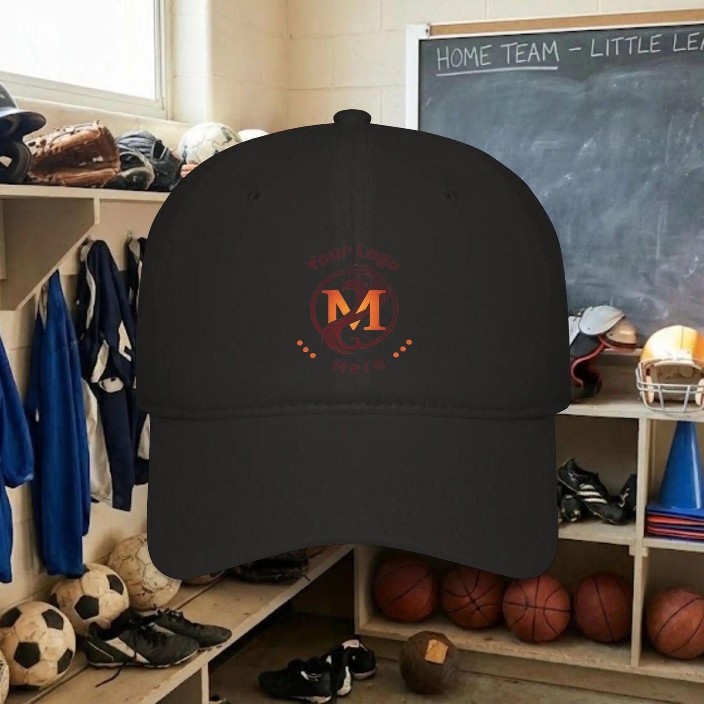 Custom Team Logo Baseball Cap – Low Profile Relaxed Fit – Youth & Adult