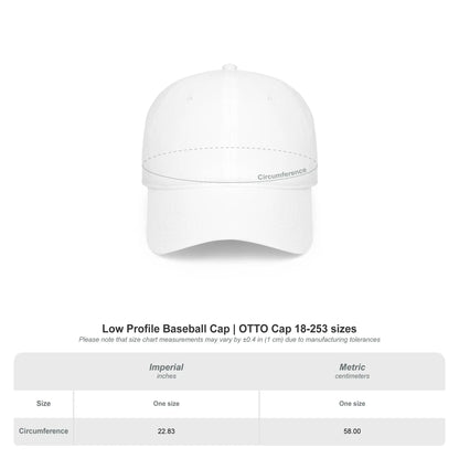 Custom Team Logo Baseball Cap – Low Profile Relaxed Fit – Youth & Adult