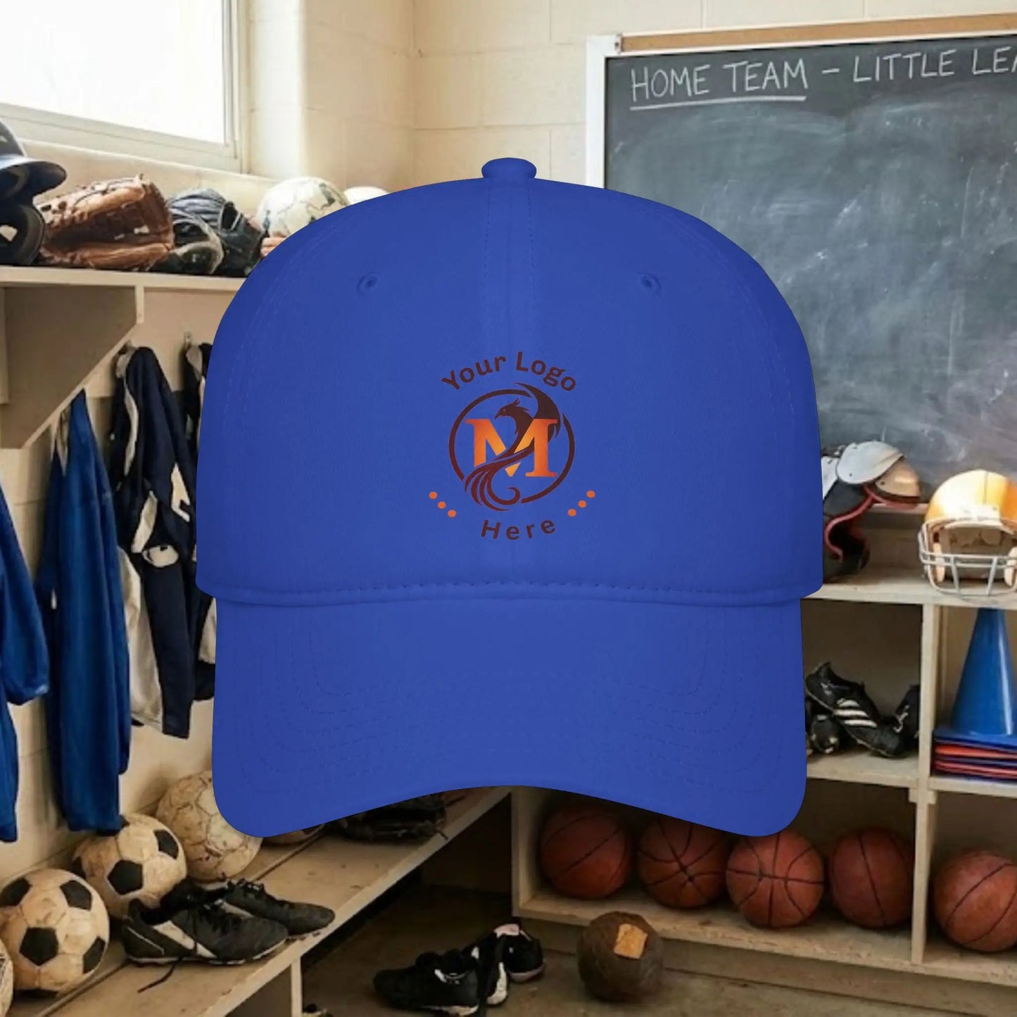 Custom Team Logo Baseball Cap – Low Profile Relaxed Fit – Youth & Adult