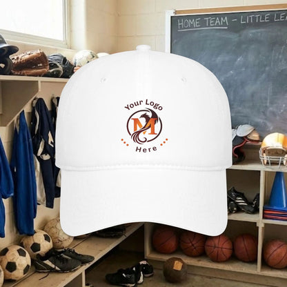 Custom Team Logo Baseball Cap – Low Profile Relaxed Fit – Youth & Adult