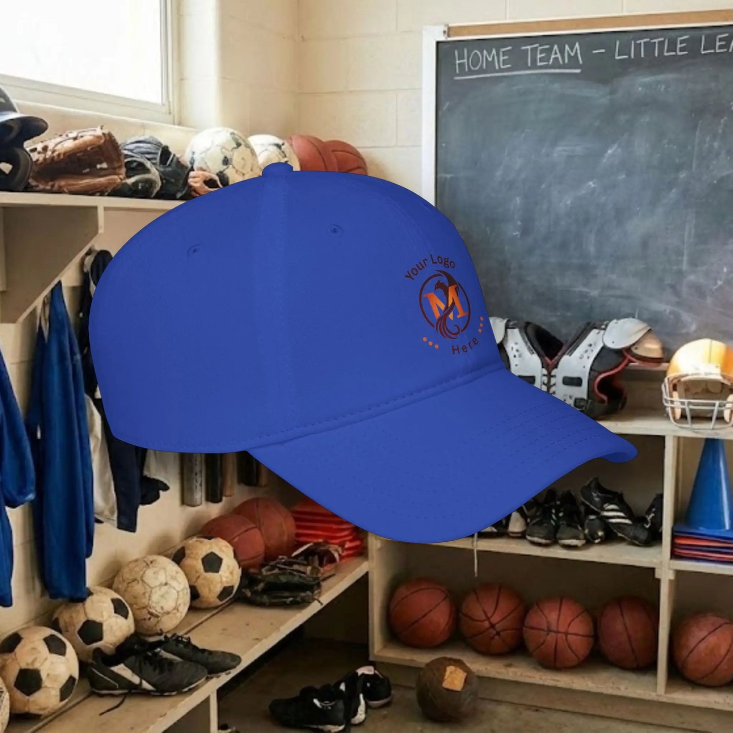 Custom Team Logo Baseball Cap – Low Profile Relaxed Fit – Youth & Adult