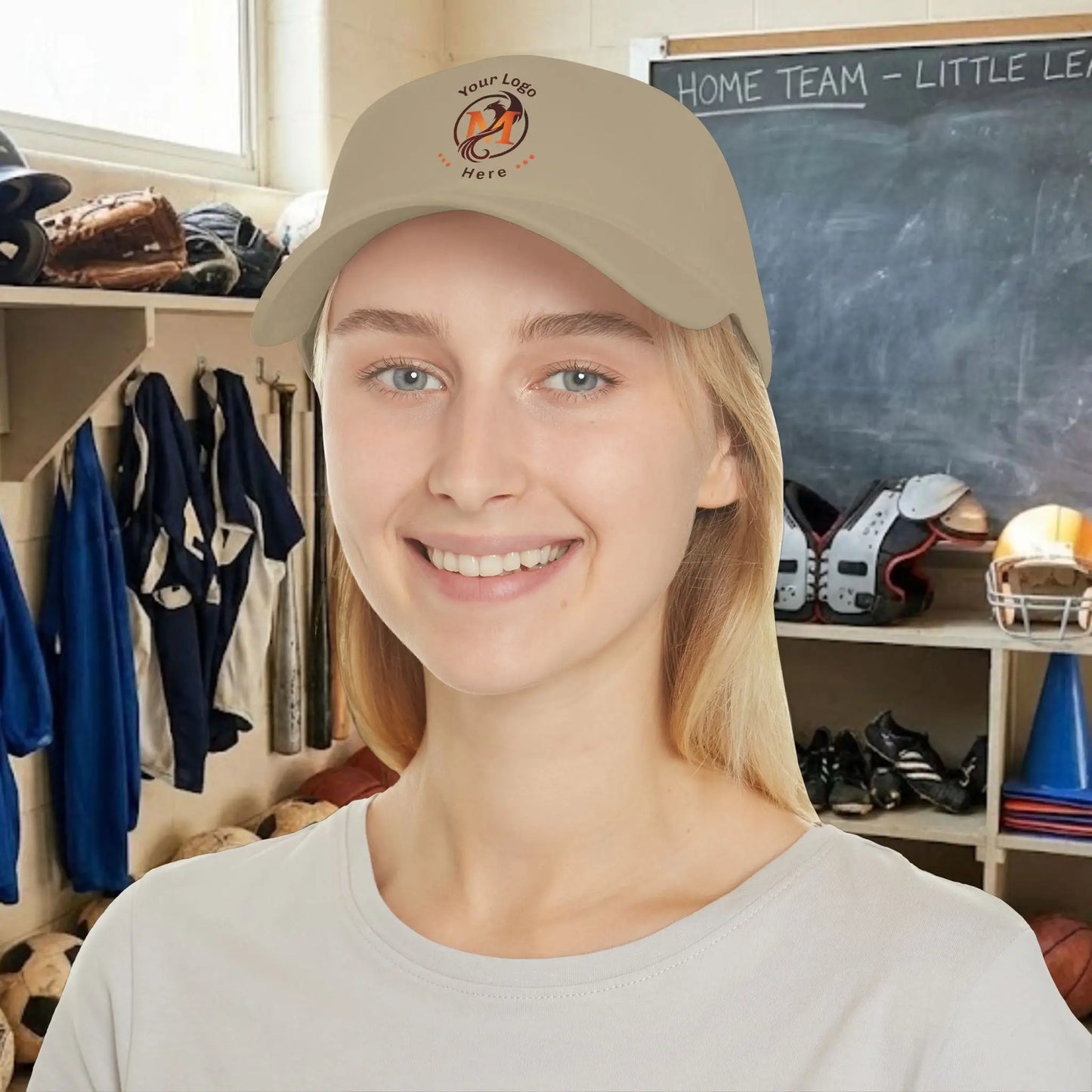 Custom Team Logo Baseball Cap – Low Profile Relaxed Fit – Youth & Adult