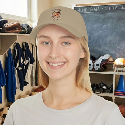 Custom Team Logo Baseball Cap – Low Profile Relaxed Fit – Youth & Adult