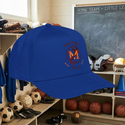 Custom Team Logo Baseball Cap – Mid Profile Snapback Fit – Youth & Adult