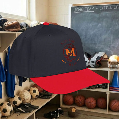 Custom Team Logo Baseball Cap – Mid Profile Snapback Fit – Youth & Adult