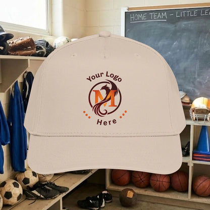 Custom Team Logo Baseball Cap – Mid Profile Snapback Fit – Youth & Adult
