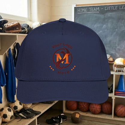 Custom Team Logo Baseball Cap – Mid Profile Snapback Fit – Youth & Adult