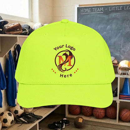 Custom Team Logo Baseball Cap – Mid Profile Snapback Fit – Youth & Adult