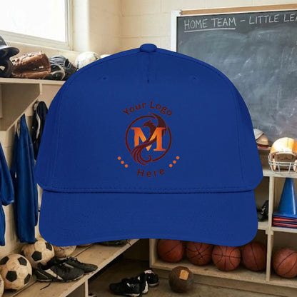 Custom Team Logo Baseball Cap – Mid Profile Snapback Fit – Youth & Adult
