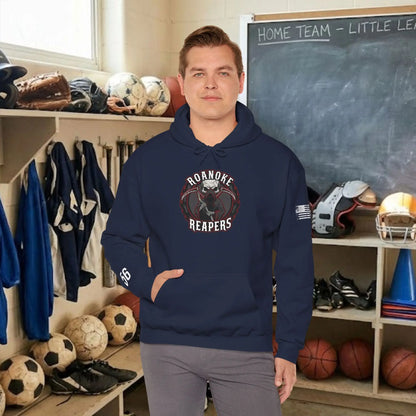 Custom Team Adult Pull Over Hoodie – Center Chest Logo