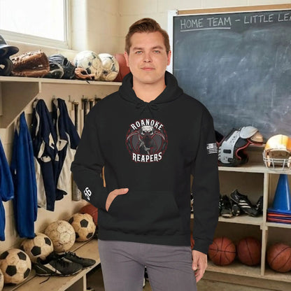 Custom Team Adult Pull Over Hoodie – Center Chest Logo