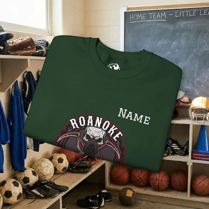 Custom Team Adult Sweatshirt – Center Chest Logo & Name (Gildan Heavy Blend)