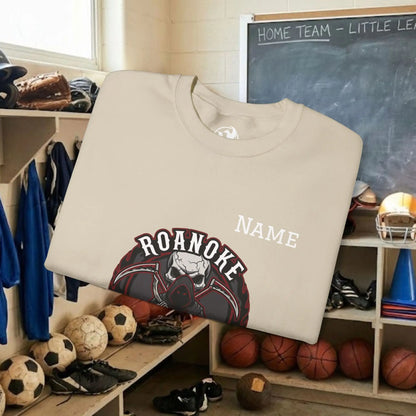 Custom Team Adult Sweatshirt – Center Chest Logo & Name (Gildan Heavy Blend)